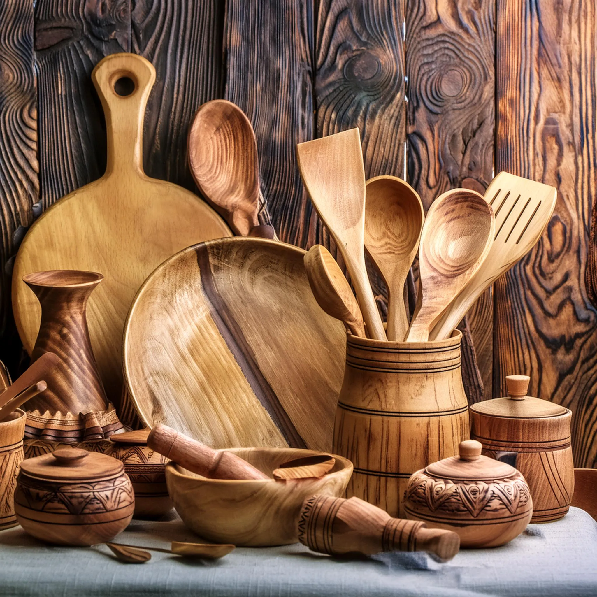 Ahşap Mutfak Gereçleri